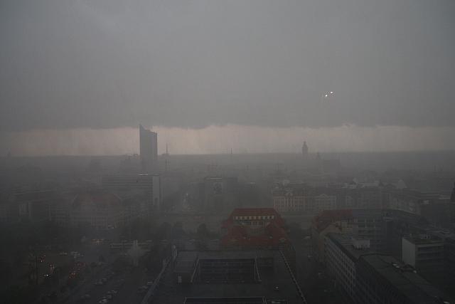 During a short storm